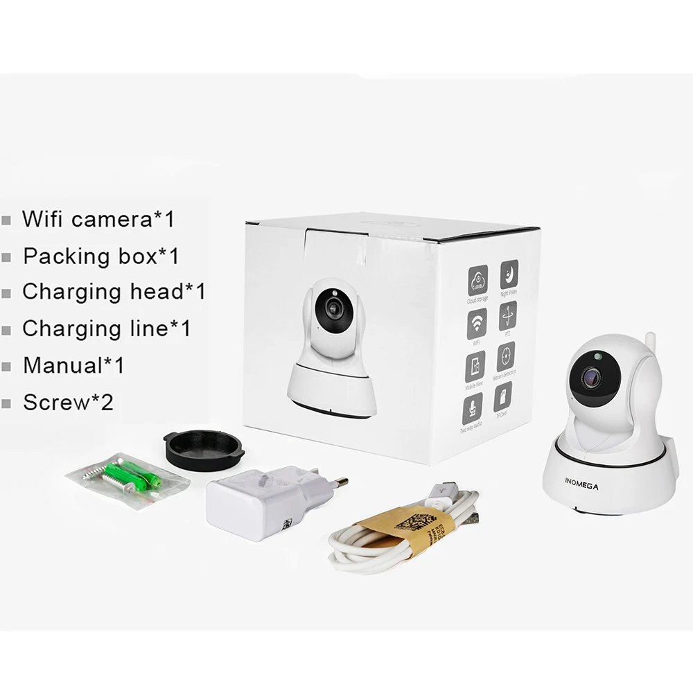INQMEGA 1080P IP камера беспроводная домашняя камера безопасности камера наблюдения Wifi ночное видение CCTV камера Детский Монитор 1920*1080
