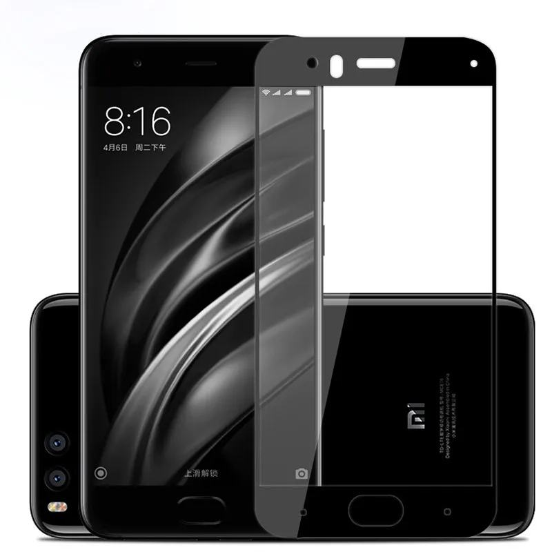 Полное покрытие экрана протектор для Xiaomi Mi6 Mi 6 MCE16 5 15 ''Премиум HD 9H