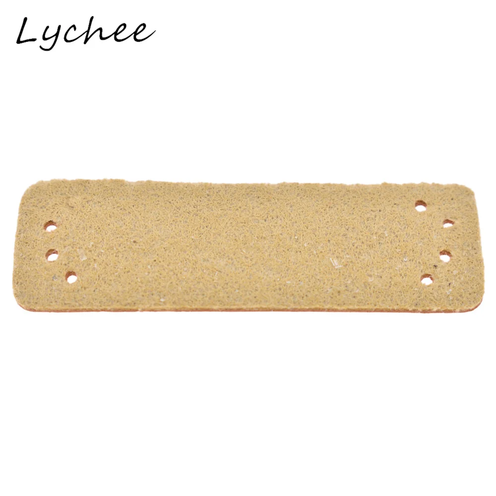 Lychee 20 шт искусственная кожа Сделано с Любовь Сердце этикетки Швейные Жетоны для