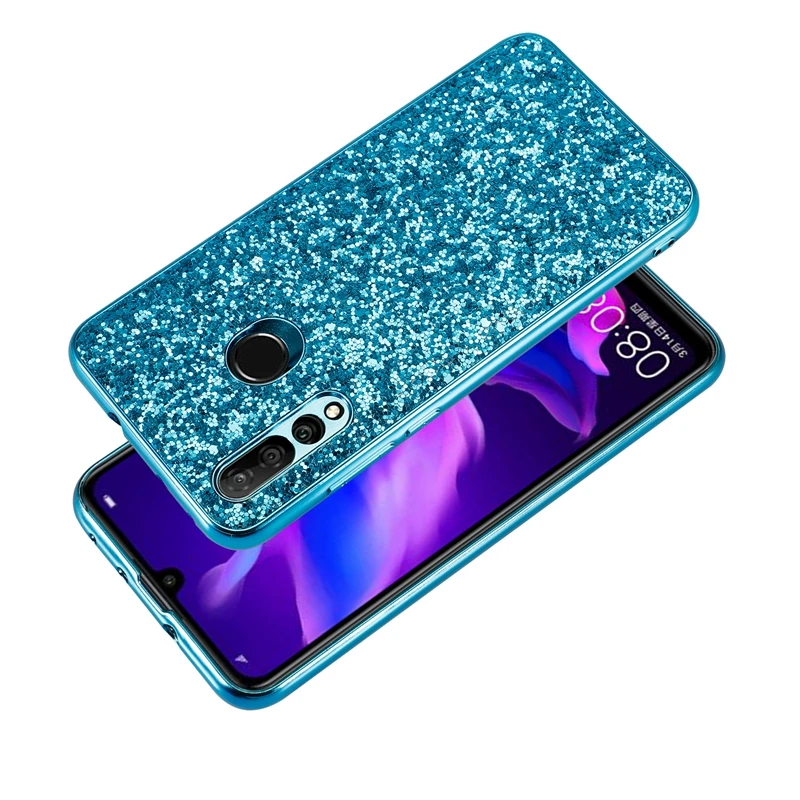 Чехол для Huawei Nova 4 блестящий Блестящий задний Honor 8A/8s/10i/V20/Play 8A тонкий защитный
