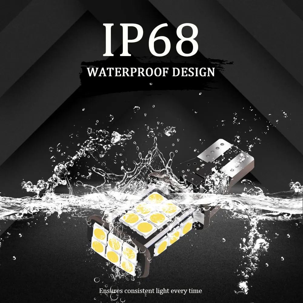 2X Canbus T15 W16W 3030 SMD СВЕТОДИОДНЫЙ Автомобильный задний фонарь заднего хода Белый задний фонарь для Toyota Corolla Camry Prado RAV4