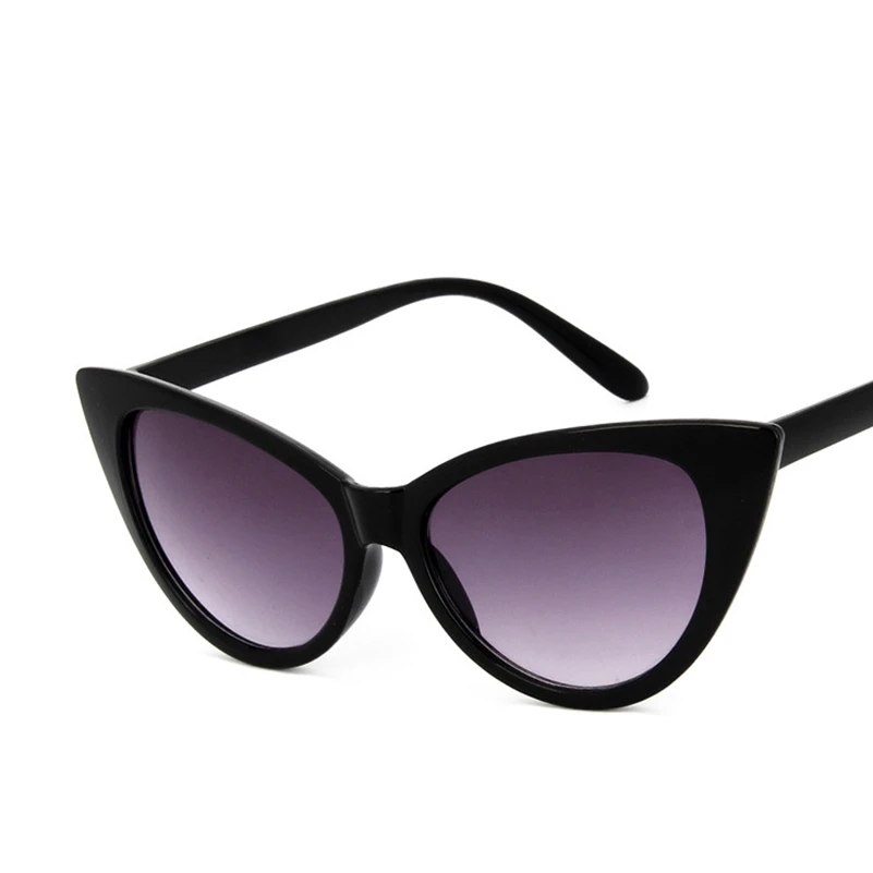 2018 брендовые дизайнерские женские солнцезащитные очки кошачий глаз Винтажные