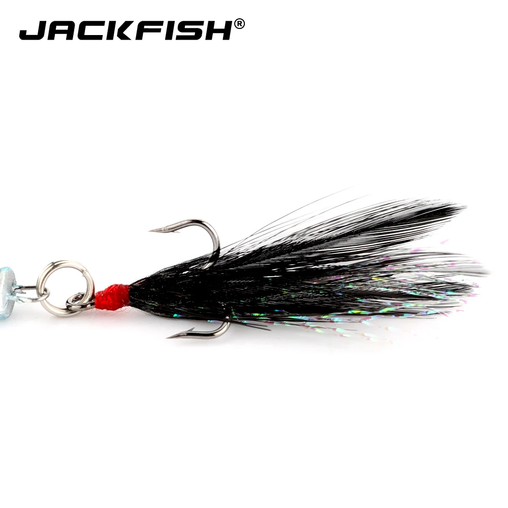 JACKFISH жесткая рыболовная приманка 4 шт./лот свинцовые жесткие приманки с тройным