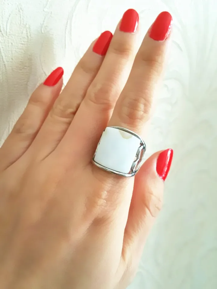 ALW Arch Shell Кольца Сердце для женщин Оригинальные Элементы кольцо Модные ювелирные