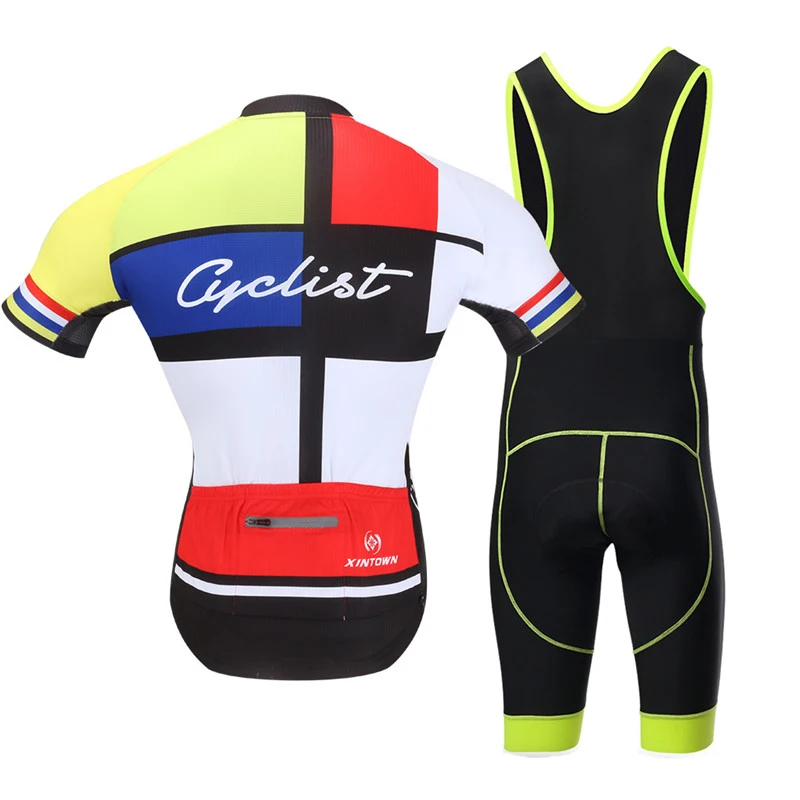 XINTOWN 2017 Pro Cycling трикотаж велосипед короткий рукав лето быстросохнущая дышащий
