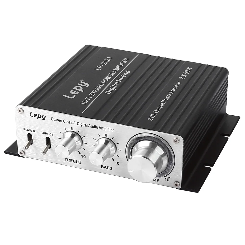 Lepy LP 2051 класс T 2*50 Вт 2CH выходная мощность домашний аудиоусилитель усилитель AU HIFI