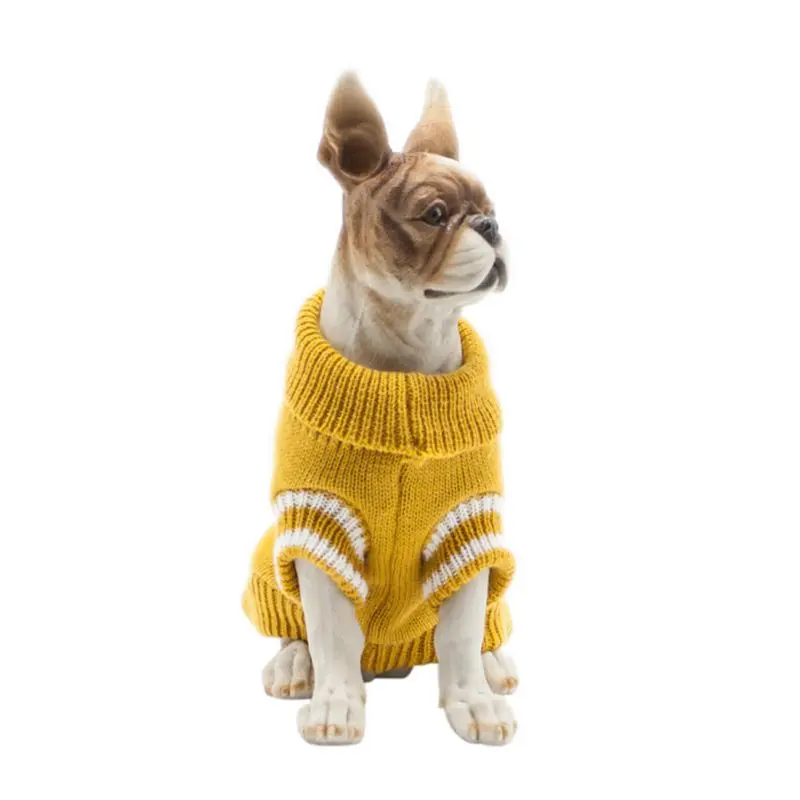 Dog Cat Knit Sweater Heart Design Pet Cute Sweatshirt for Autumn And Winter Multi-Color Protect Two Feet Dog Warm Clothing