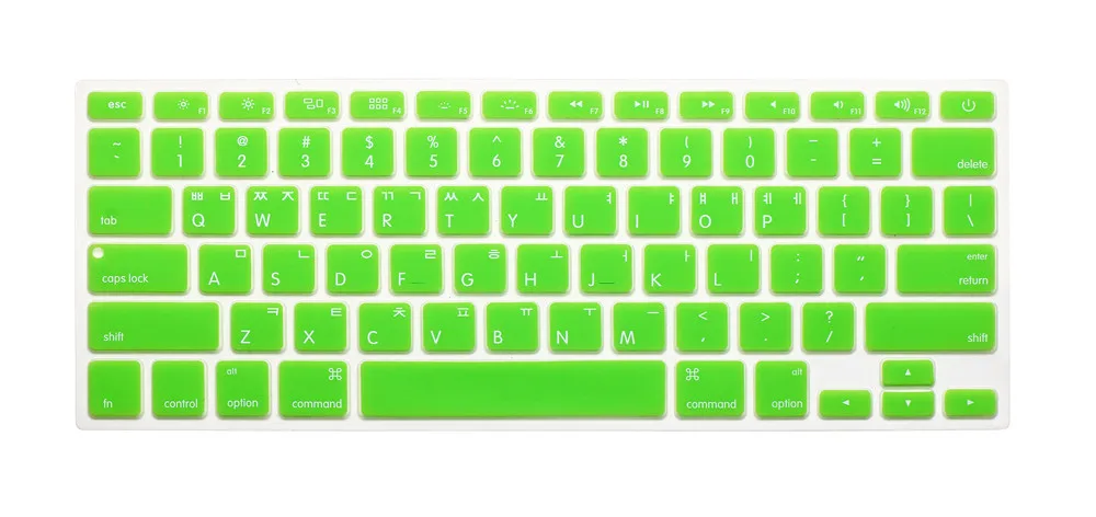 (50 шт.) Корейская Силиконовая Защитная крышка для клавиатуры Macbook Air Pro Retina 13 15 17