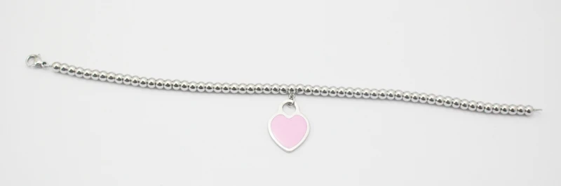 2017 летние трендовые Подвески Металлические бусины браслеты розовый браслет с