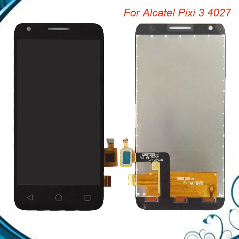 100% Протестировано подходит для Alcatel One Touch Pixi 3 4 5 OT4027 4027 4027D ЖК дисплей
