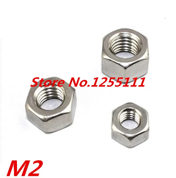 

100Pcs m2 Stainless Steel Hex Nut hexagon nuts