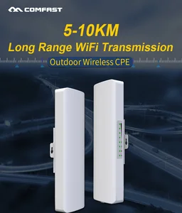 COMFAST дальность 5 км открытый мини беспроводной AP мост 300 Мбитс 5,8 ггц WIFI CPE 2*14 dBi Wi-Fi антенна точка доступа Nanostation
