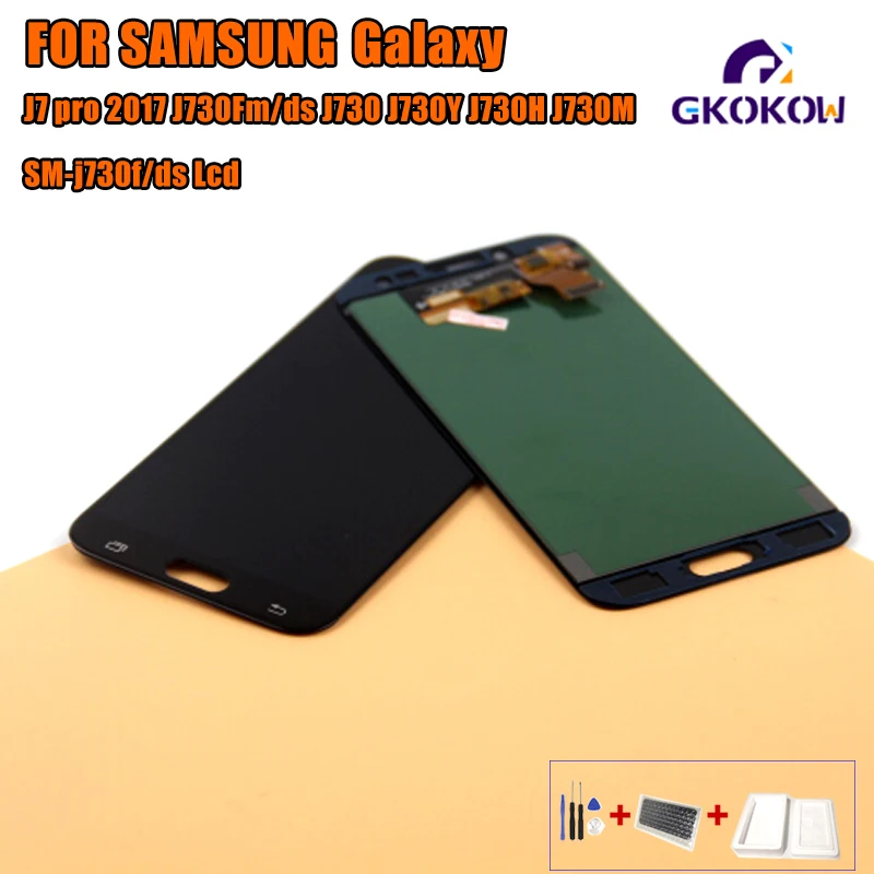 5 ''дисплей для SAMSUNG Galaxy J7 Pro J730 LCD 2017 дисплей сенсорный экран дигитайзер J730F