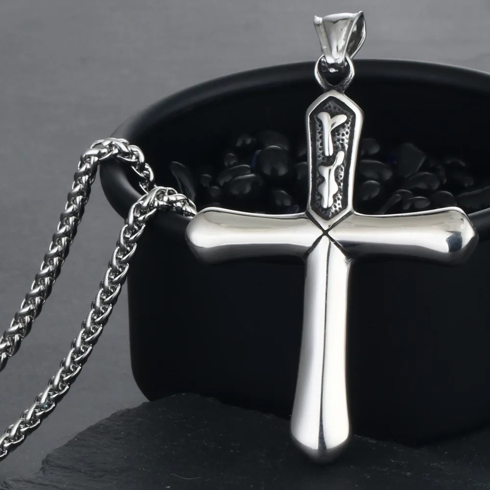 Полированный религиозный крест подвески и ожерелья для мужчин женщин