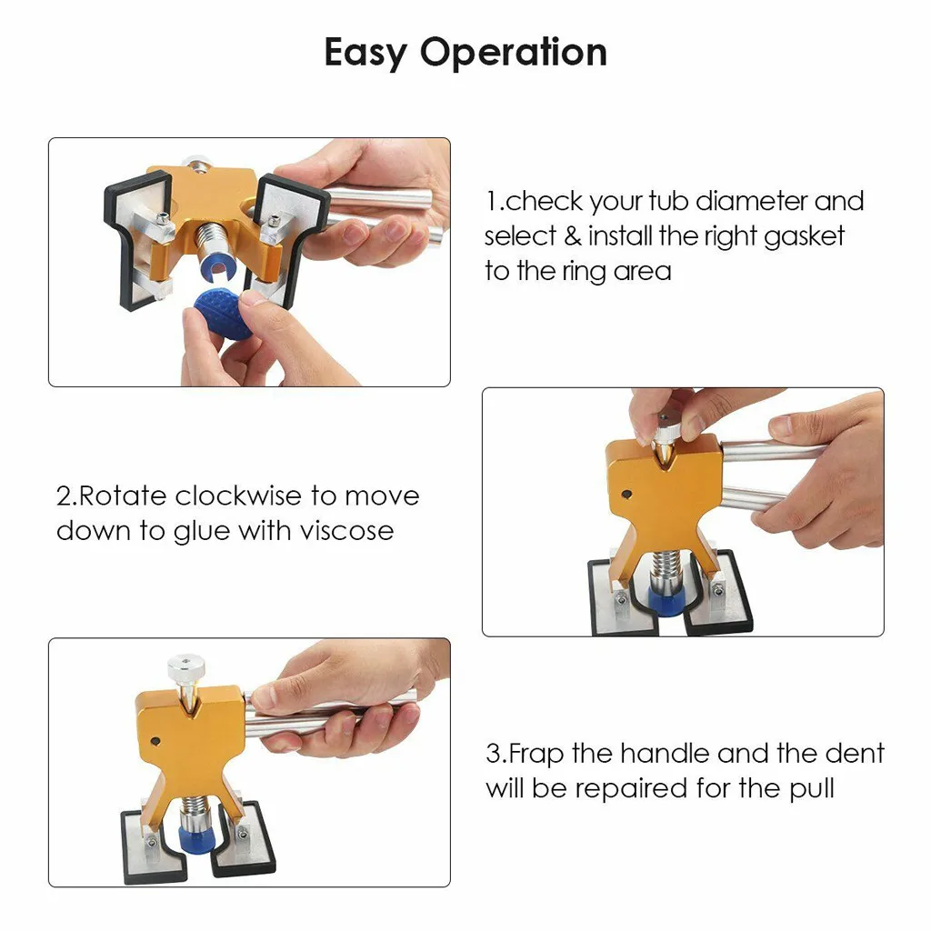 barato Corpo Do Carro Paintless Dent Repair Kit Extrator Tabs Ferramentas De Remoção Levantador Super Macio Borracha Aplicada A Toda A Superfície Do Metal