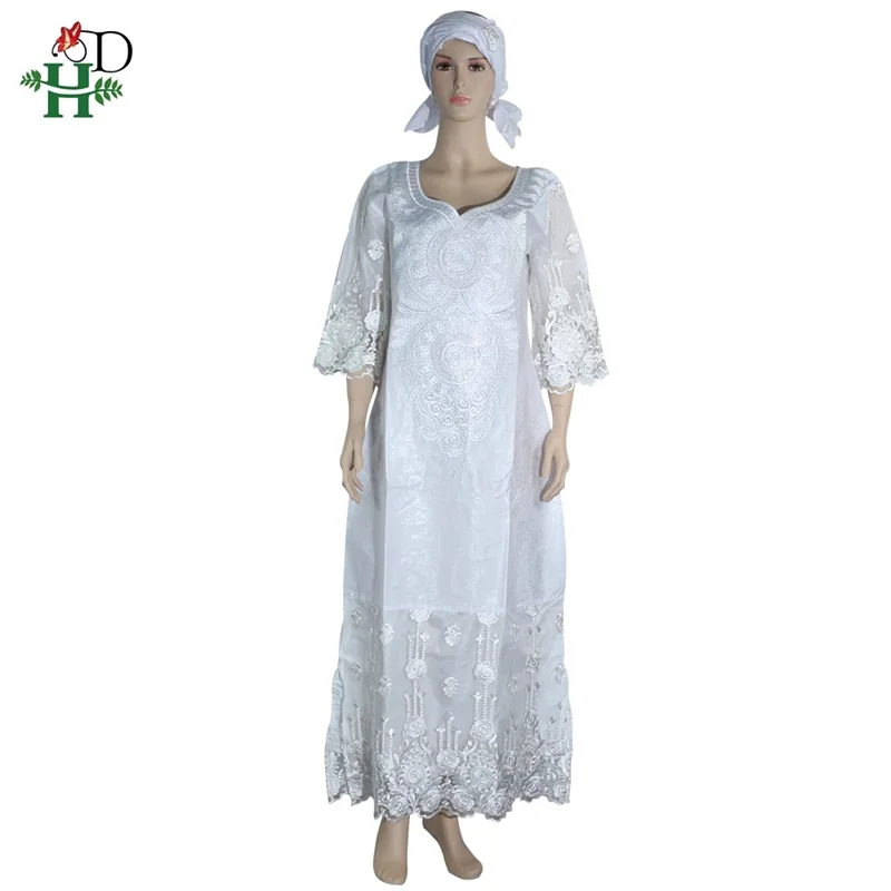 H &amp D африканская женская одежда кружевные платья Женская vestido africano Платье