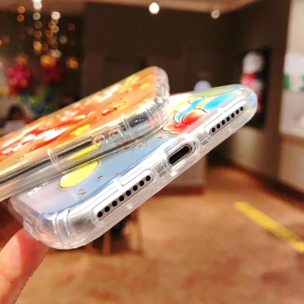 Чехол Marchcover для iPhone X XS MAX XR милый мультяшный Ститч Дональд чип и Дейл чехол мягкий