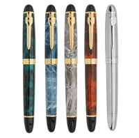 1pc fashion marble fountain pen 0 5mm fine nib jinhao business office christmas gift student writing ink pens school supplies