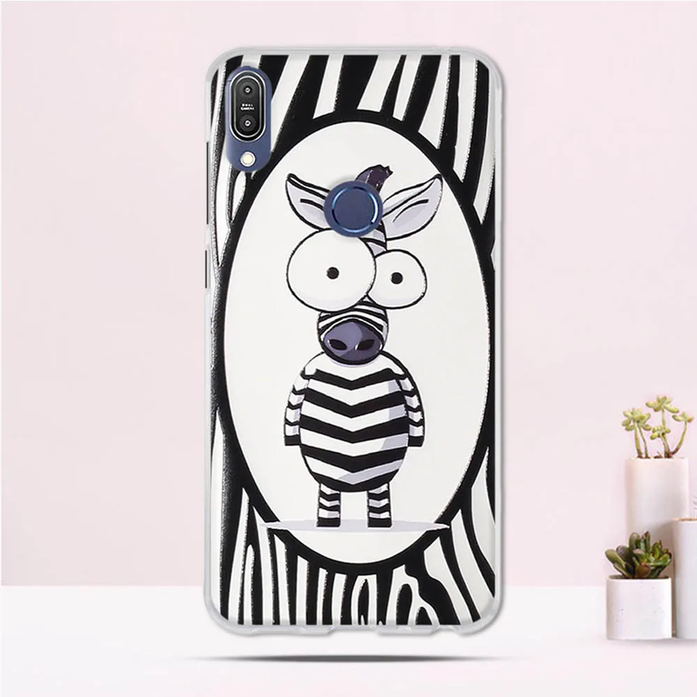 Чехол для ASUS Zenfone Max Pro M1 ZB601KL мягкий силиконовый чехол с принтом телефона ZB602KL 5 99