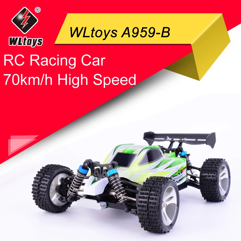Новый модернизированный Wltoys A959-B 2 4G 1/18 масштаб 4WD RC скоростной автомобиль 70 км/ч