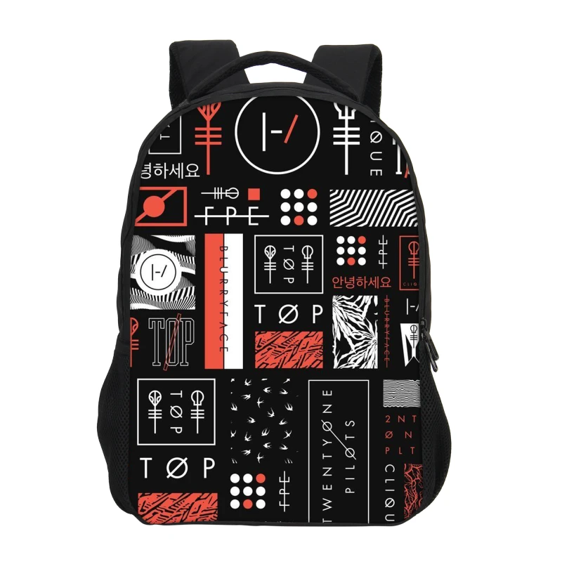 VEEVANV рок модный рюкзак twenty one pilots mochila для женщин/мужчин школьный девочек