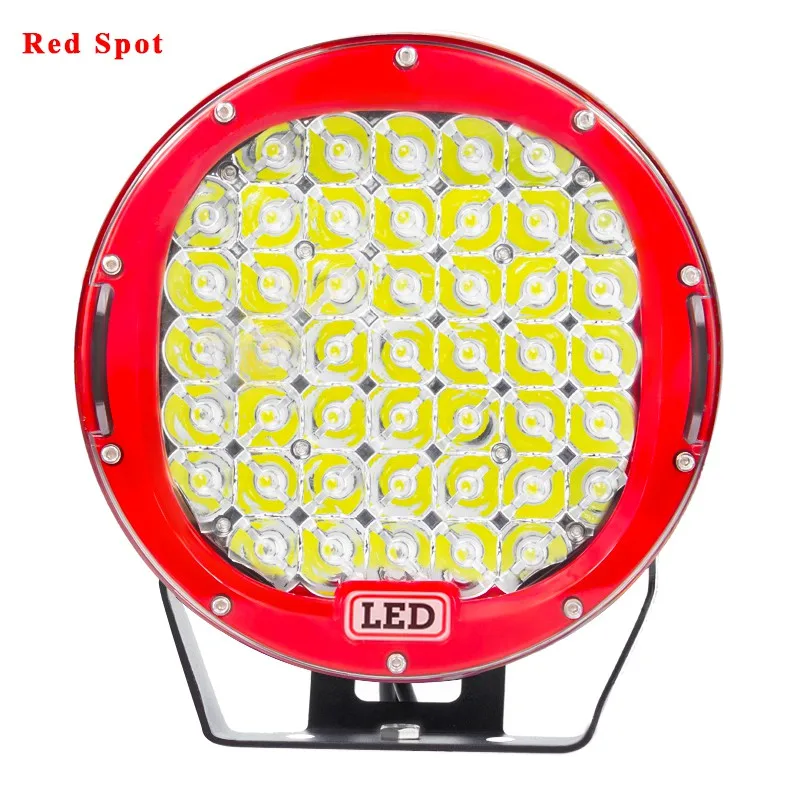 1pc Red Spot VISORAK " округлый внедорожный автомобиль светодиодный рабочий свет внедорожный светодиодный рабочий светильник для 4WD 4x4 грузовик прицеп ATV внедорожник лодка светодиодный прожектор - Цвет: 1pc Red Spot