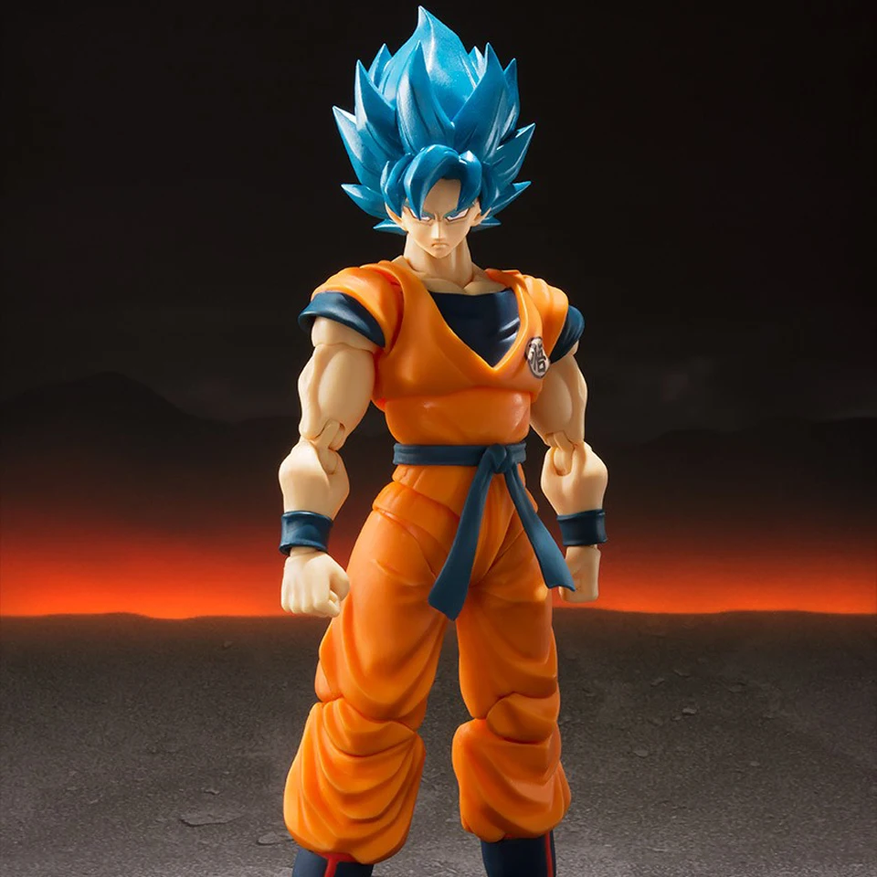 Tronzo Original Tamashii NACES Bandai S.H. Figuarts Super Saiyan Goku SSJ синий Dragon Ball Z Broly фигурка игрушки