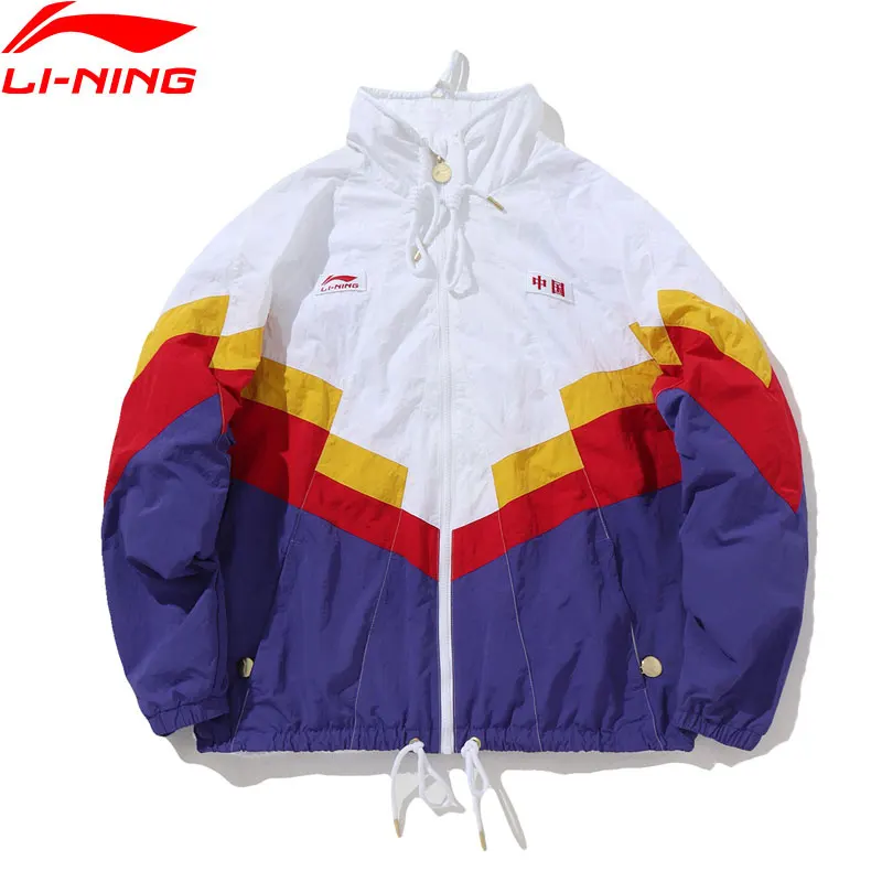 Li Ning/трендовая куртка унисекс нейлоновая сетчатая дышащая Спортивная Свободная
