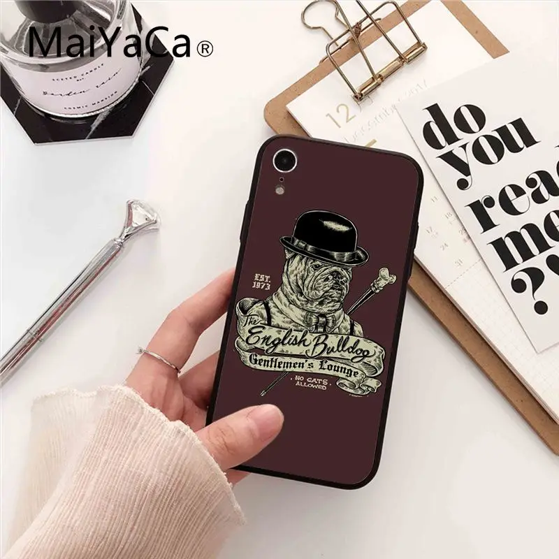 Maiyaca Французский бульдог Собака клиент высокое качество чехол для телефона iPhone 8 7