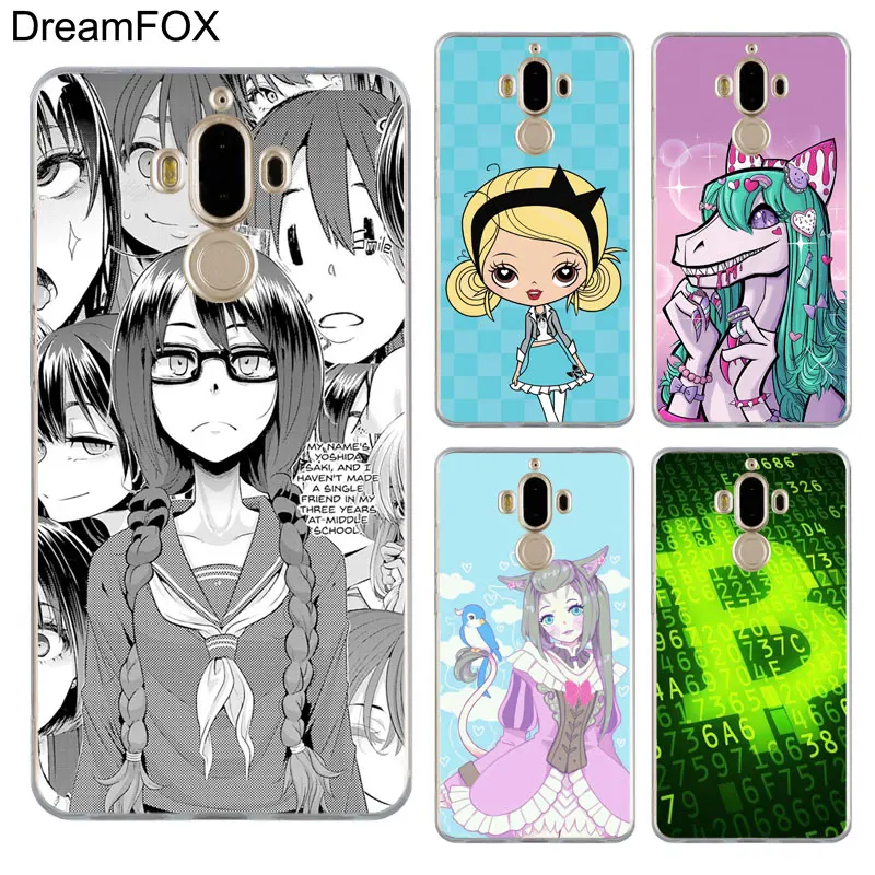 DREAMFOX M403 Биткойн Ahegao Harajuku Мультфильм Мягкий ТПУ силиконовый чехол для huawei mate Nova 2 9