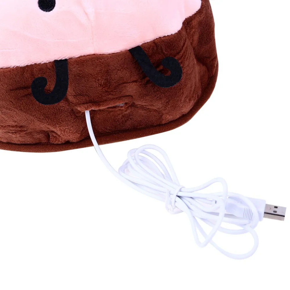 Mouse Pad with Wrist Rest for Computer Laptop Cute Cartoon Animals USB Heated Mouse Pad Hand Warmer Mouse Pads with Wrist Guard