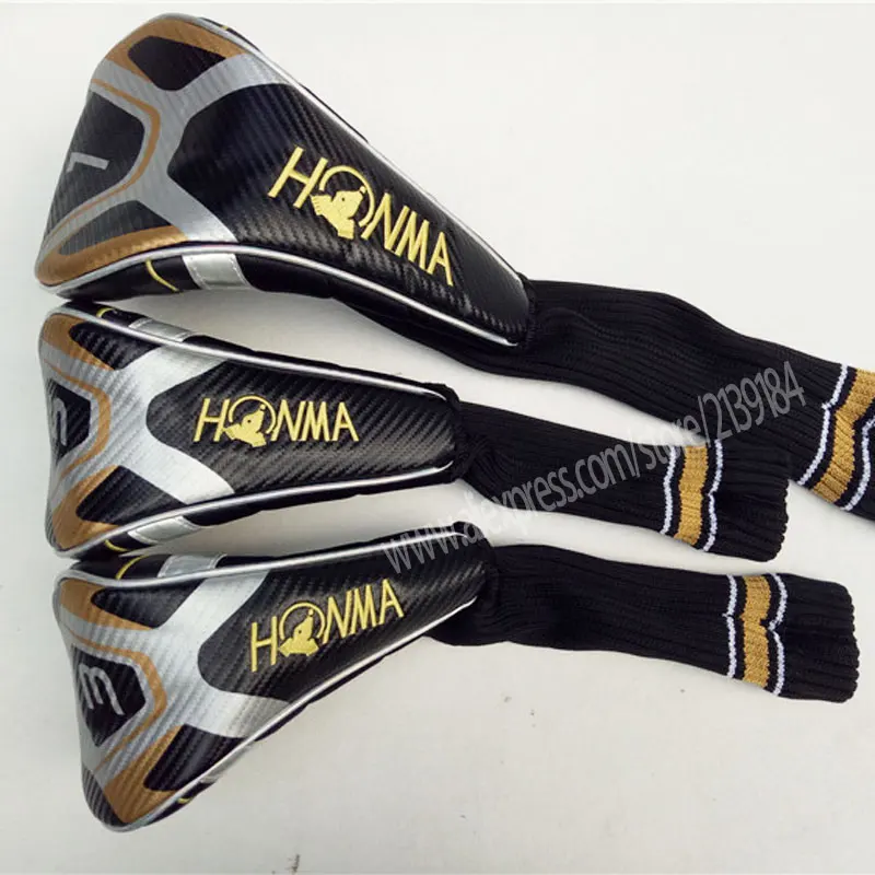 Новинка набор головных уборов для гольф-клубов HONMA 1 водителя 3 5 деревянный клюшка