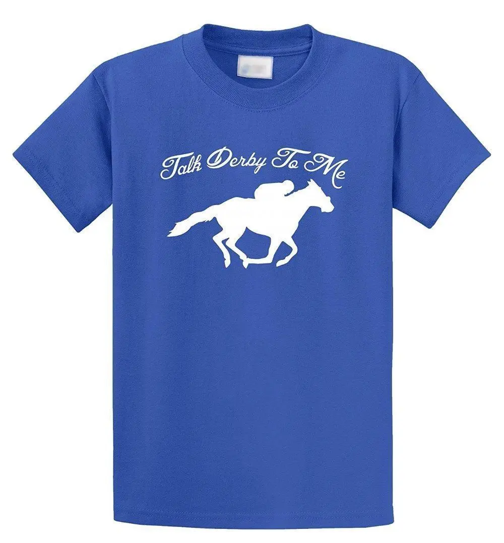 2018 New Arrivals Kentucky Derby Horses 3d Printed Men's Streetwear T-Shirt | Мужская одежда