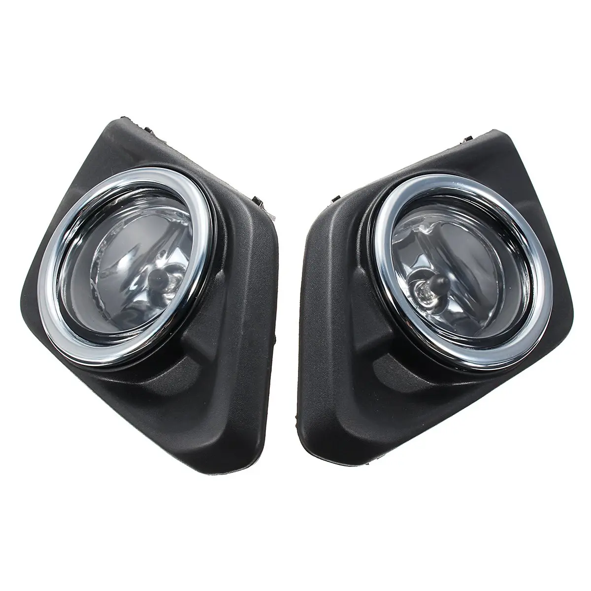 1 пара хромированный противотуманный светильник с прозрачными линзами для Nissan