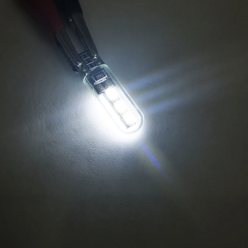 Из 2 предметов идеальный светодиодный T10 6SMD-2835 194 W5W COB автомобиль супер яркий зазор