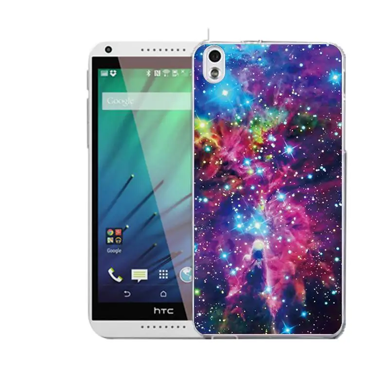 Qmswei ТПУ прозрачный чехол для телефона htc M8 Мягкие Силиконовые Красочные звездное