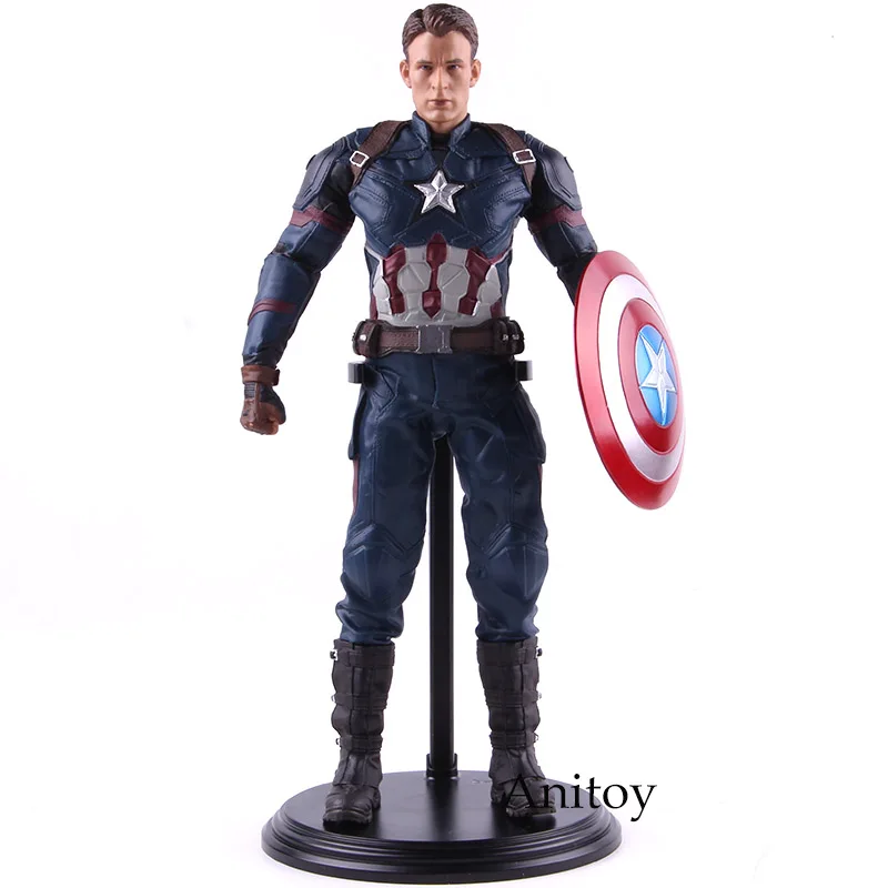 Капитан Америка 3 Civil War фигурки украшения игрушки ПВХ Коллекционная модель игрушки