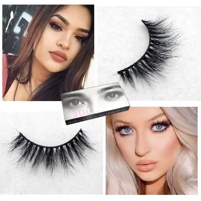 Новинка 1 коробка пара упаковка норковые Накладные ресницы ручной работы