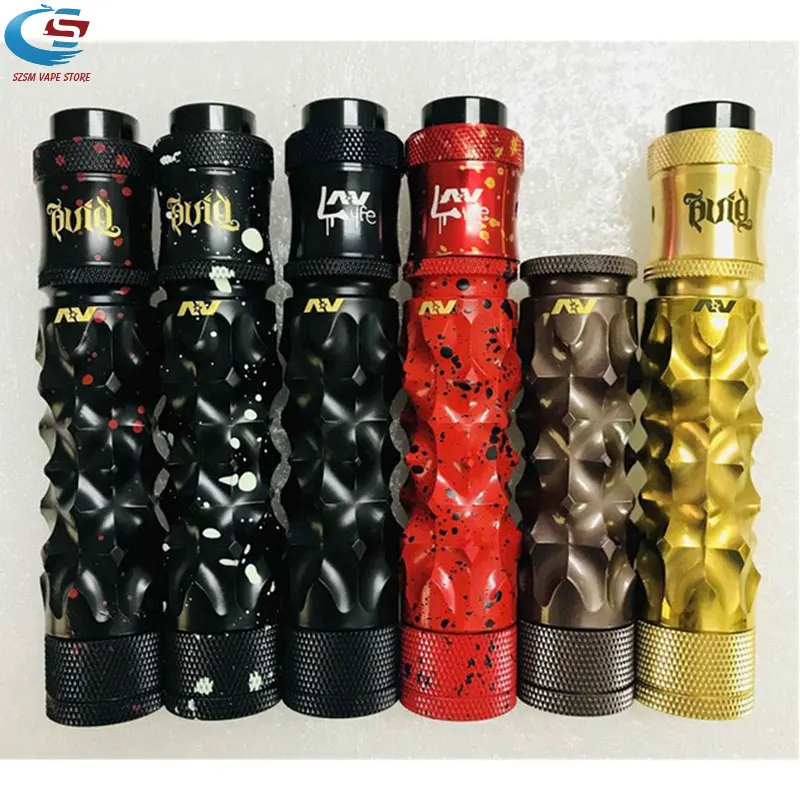 Электронная сигарета AV Medieval Gyres Mod kit 510 thread 18650 батарейный блок механический мод из
