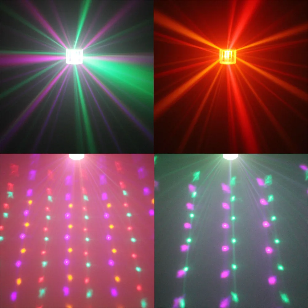 Удивительные DMX 7ch LED RGBW красочные Танцевальная Вечеринка DJ Сценическое освещение