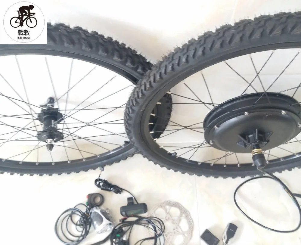 Kalosse 60V 1500W 29 дюймов горный велосипед мотор для е байка 20/24/26/27.5/29er 135 мм
