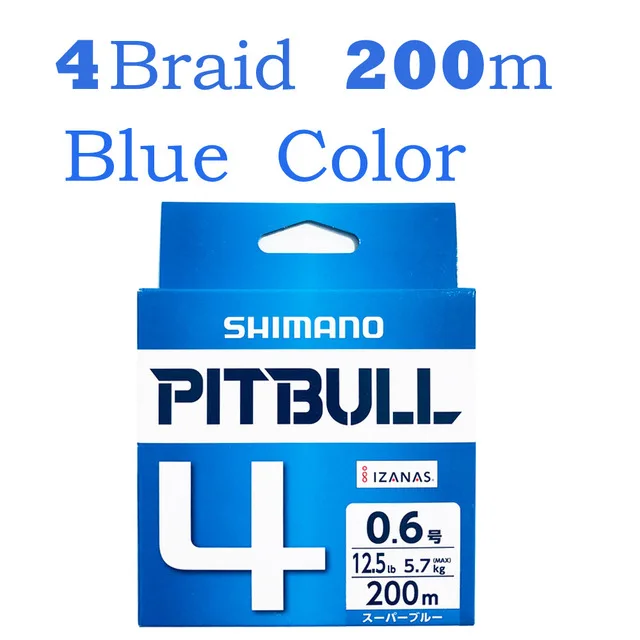 Бургундия Сделано в Японии Новинка SHIMANO PITBULL X4 X8 X12 зеленый синий цвет TANATORU X4 многоцветная плетеная леска - Цвет: Бургундия