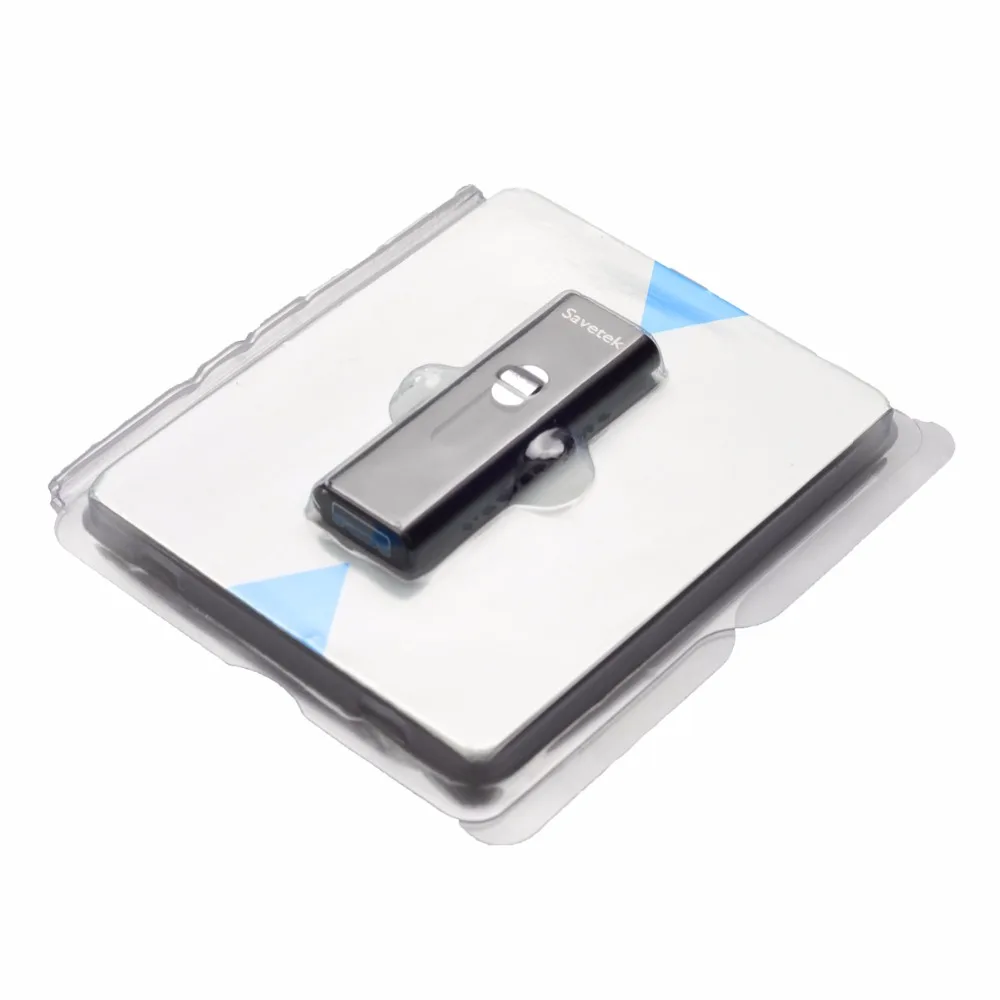 Savetek 2 в 1 USB флэш-накопитель 8 ГБ Micro USB скрытый шпионский Цифровой диктофон для Android смартфон 192 кбит/с черный