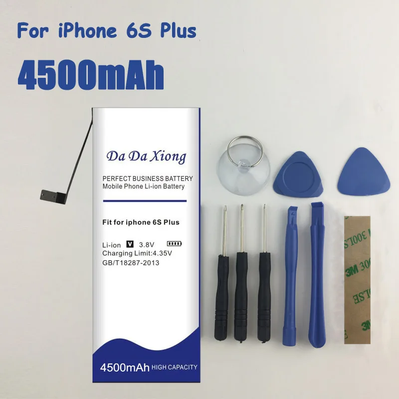 Аккумулятор большой емкости 4500 мАч для Apple iPhone 6S Plus аккумулятор iphone6S с
