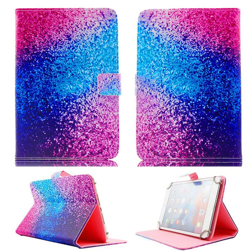 Универсальный тиснёных кожаных чехол для 9,7 10 10,1 inch Tablet PC флип чехол Стенд кожаный чехол для iPad 2/3/4 Air samsung lenovo Tab HUAWEI