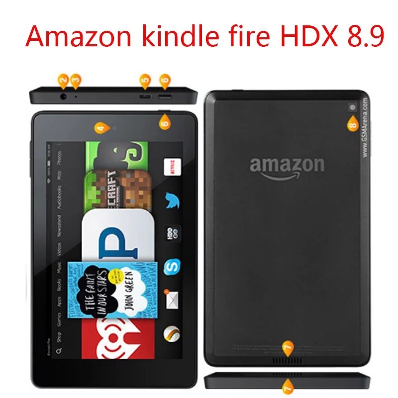 Флип чехол для amazon kindle Fire HDX 8 9 подставка защитный tablet pc Funda coque | Компьютеры и офис