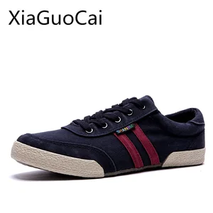 Брендовая мужская повседневная обувь; Сезон весна-осень; Парусиновая обувь в стиле ретро; Дышащая повседневная обувь; Повседневная мужская обувь в клеточку на шнуровке