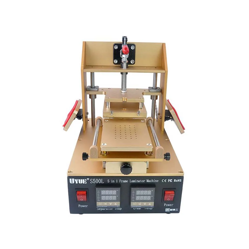 

5 in 1 LCD Separator machine = for Bezel Samsung Middle Frame+for iPhone Frame Laminator+Vacuum LCD Separator+Glue Remove