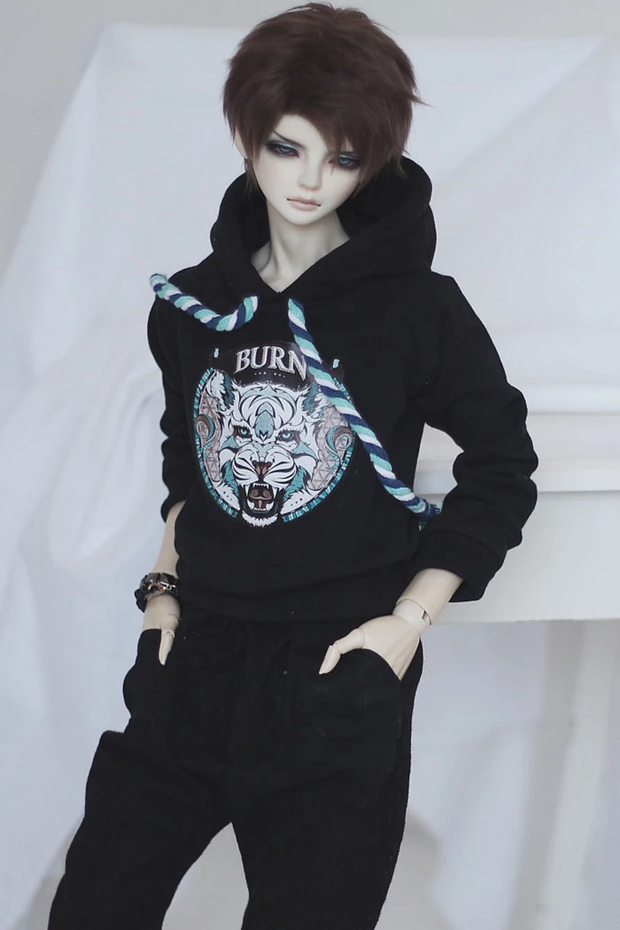 Новинка Одежда для куклы BJD 1/3 кукла дяди SD с узором белого тигра Повседневная