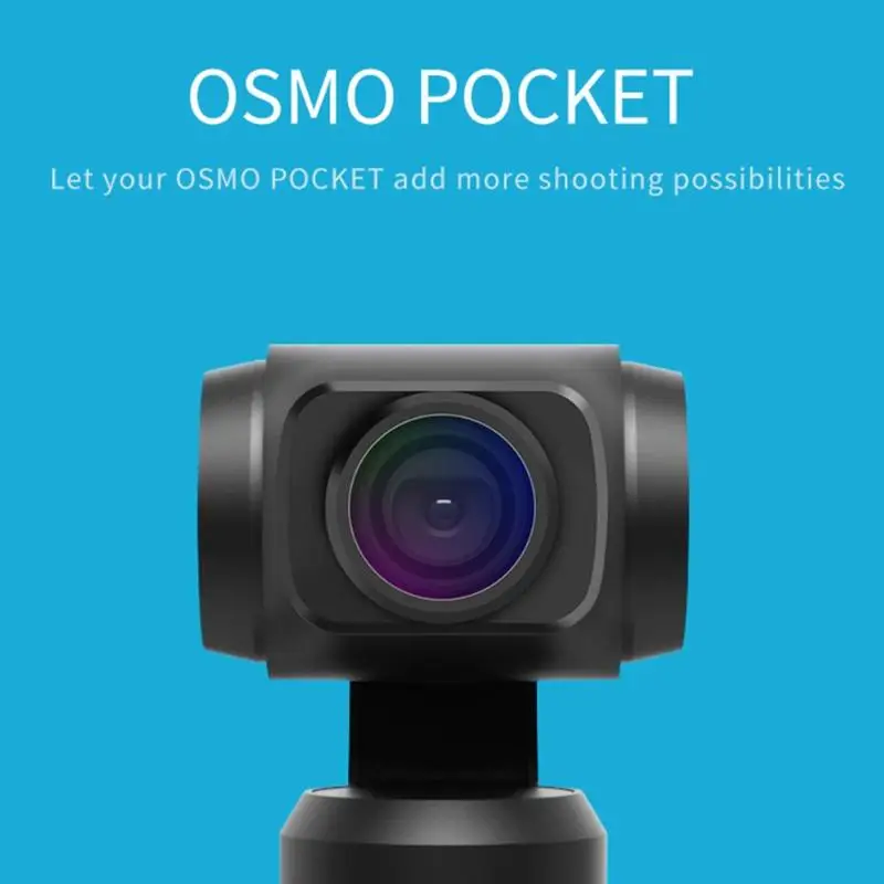 Широкоугольный объектив макрообъектив рыбий объектив для DJI Osmo Карманный карданный камеры